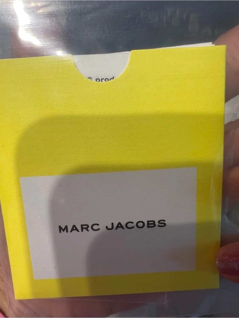 Marc Jacobs Denim Mini Tote with Black Crystal Studs - Blue